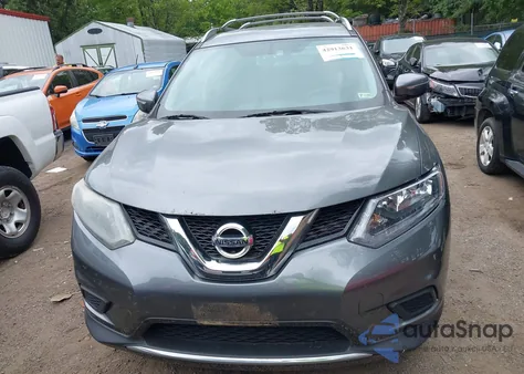 2015 Nissan Rogue Sv из США, поврежденный, VIN KNMAT2MV8FP542024